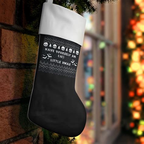 emo christmas stocking|emo christmas stockings.